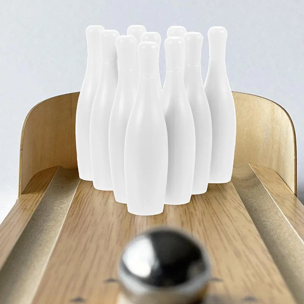 

Набор из 10 мини-кеглей для настольного боулинга для семейных игр в помещении и на улице, развлечений, вечеринок, спортивного отдыха для взрослых