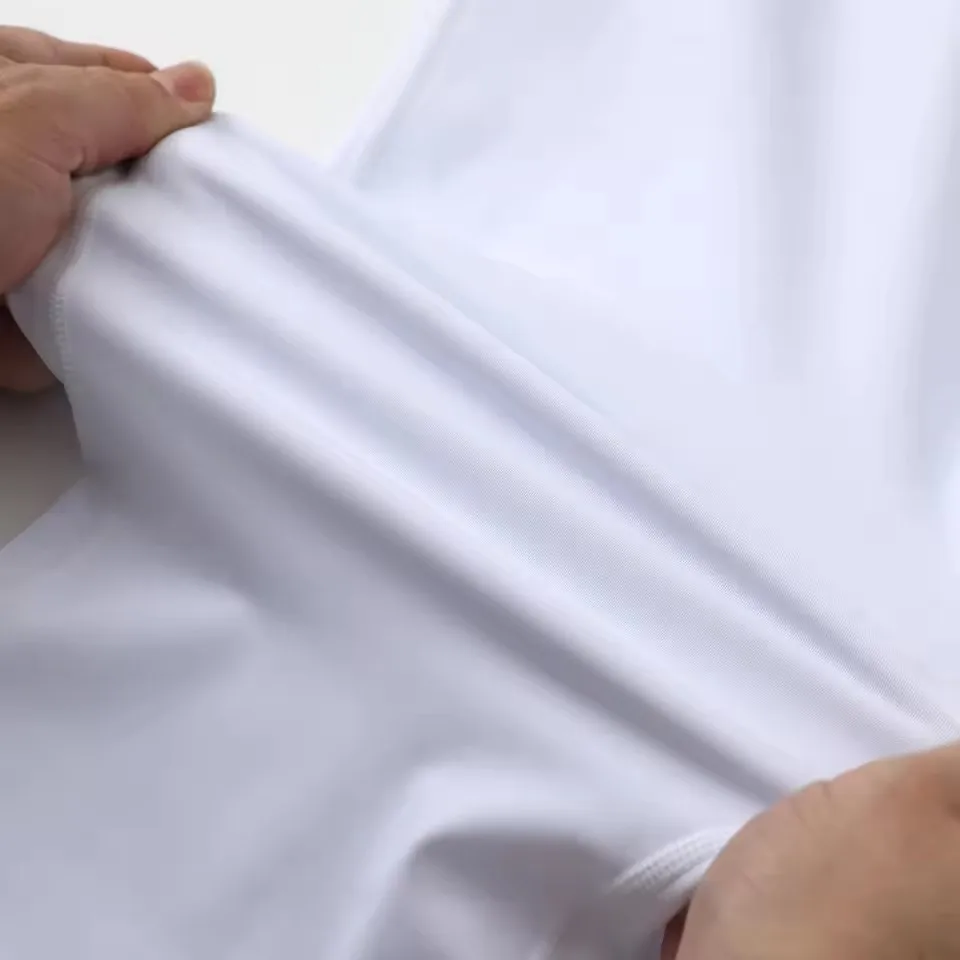 Competitive Taekwondo Uniform Tight, Professional Competition Specific Dobuk Adult Breathable Mesh Quick Drying Logo Print