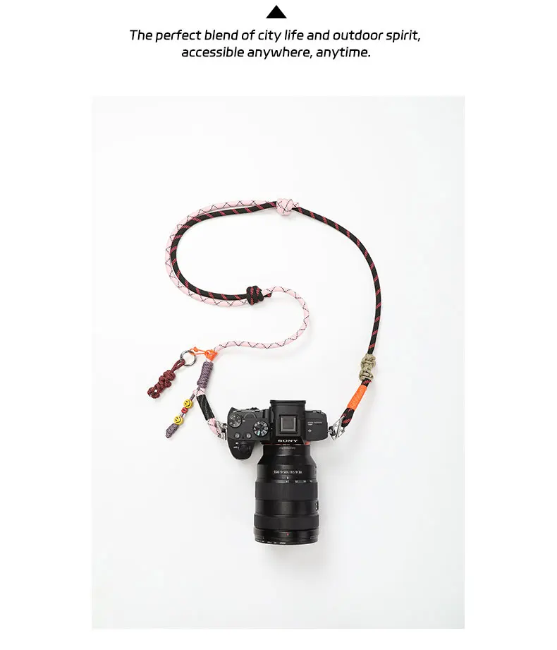 OCE GEAR Multifunctional Adjustable Lanyard Outdoor Rope Strap for Phone Camera Crossbody Bag - DIY Hanging Cord Accessory