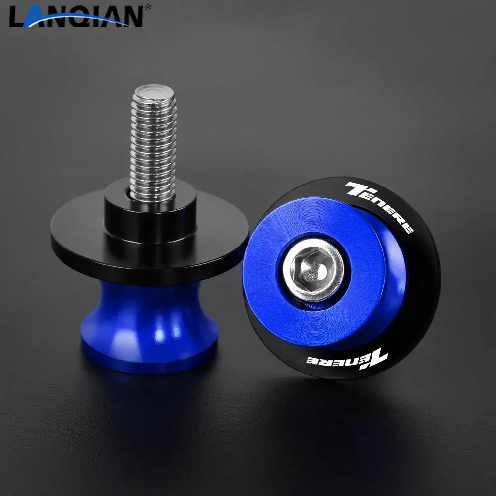 For YAMAHA Tenere Tenere-700 Tenere-900 Tenere700 2019 2020 2021 2022  6MM Motorcycle CNC M6 Swingarm Spools Stand Screws Slider