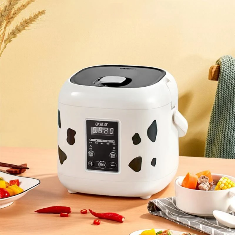 

Smart Rice Cooker with 2L Capacity Timer and Multiple Functions Ideal for Home Dormitory Students Mini Non-stick Inner Pot 220V