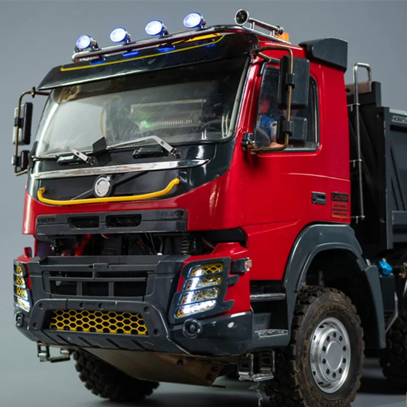 1:14th Scale Plastic simulation Car Shell Headlights for Tamiya RC Truck VOLVO FMX