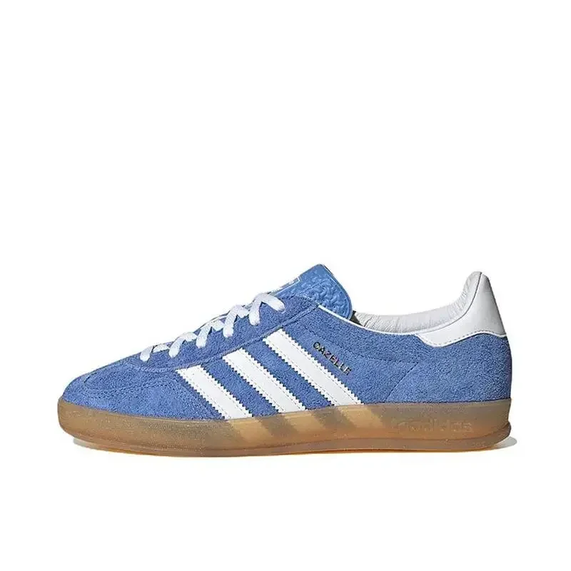 Adidas Gazelle Indoor Sky Blue Comfortable Men Women Skateboarding Shoes