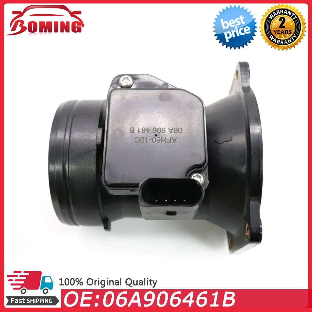 

Car Mass Air Flow Meters Sensor 06A906461B For Audi A3 A4 Q5 Bora For Golf New Beetle Passat Polo Transporter Skoda Seat 1.6 1.8
