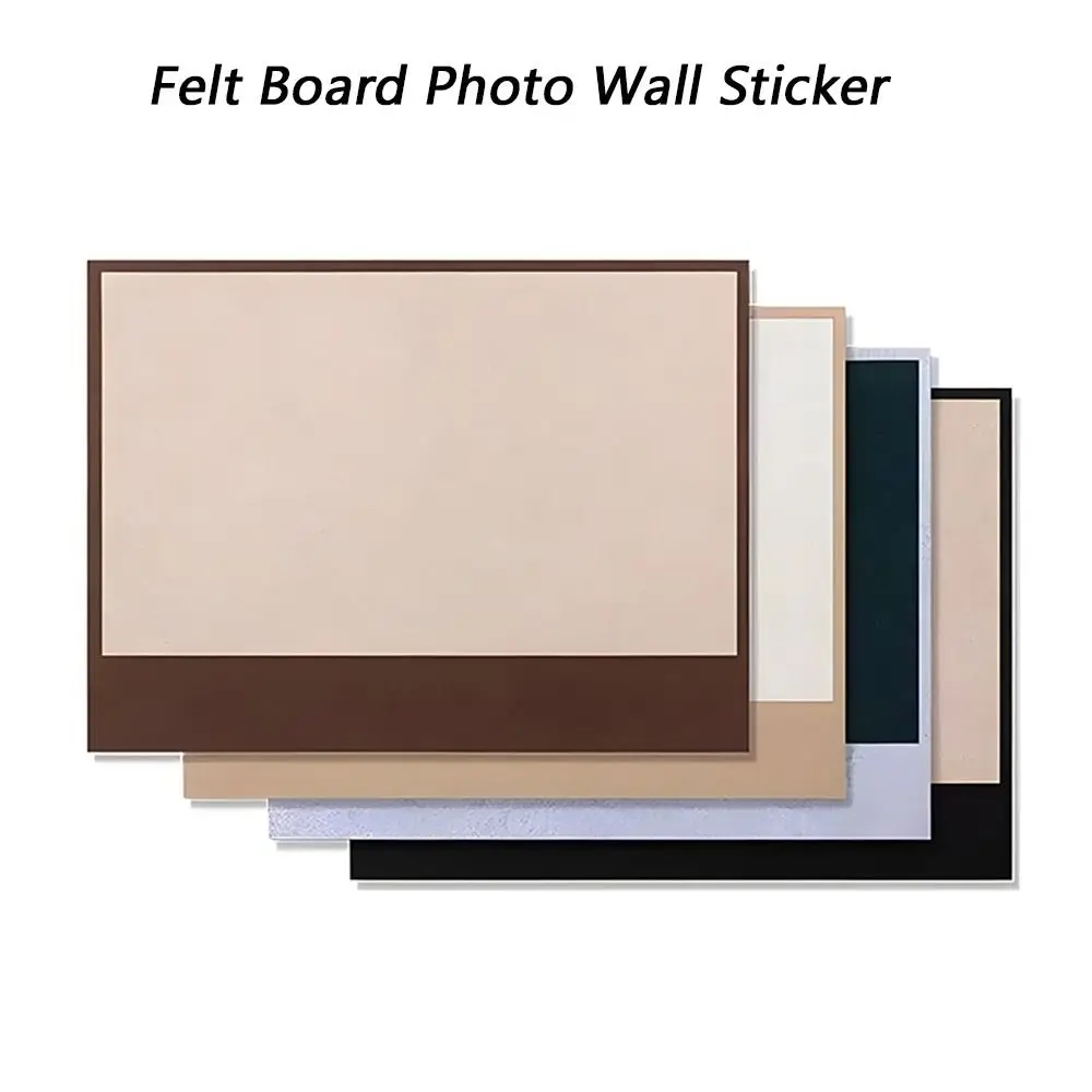 Does Not Hurt Wall Felt Board Decorative Display Rack Storage Board Photo Wall Sticker Self-adhesive Message Board