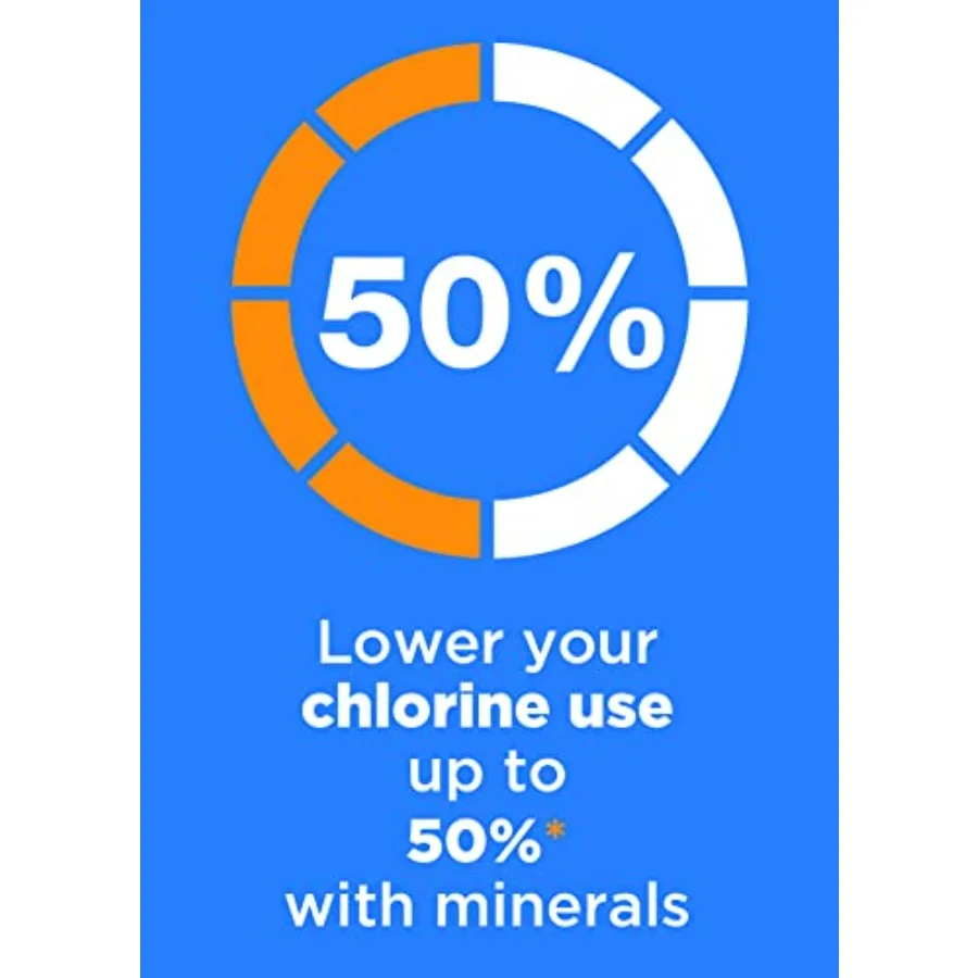 Pool Mineral Reservoir 6100 + 3 Pool Bac Pac's for Pools up to 25K gallons Efficient Water Treatment Solution for Large Residen