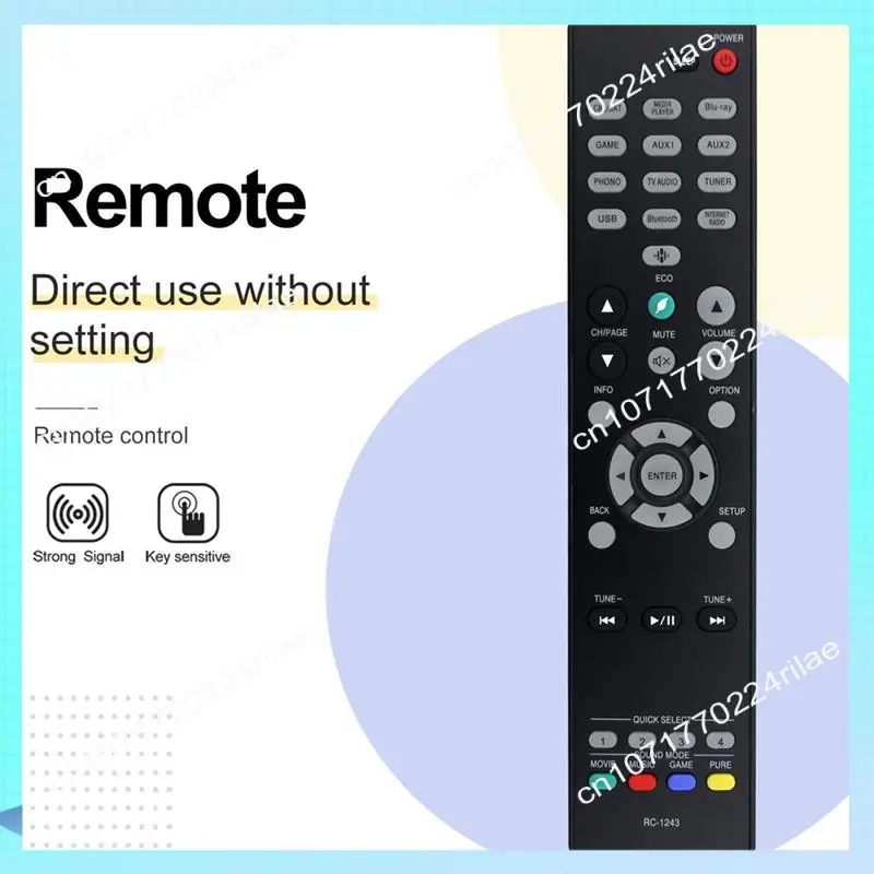 

A17Z Replace RC-1243 Remote Control For Denon RC-1243 Audio/Video Receiver