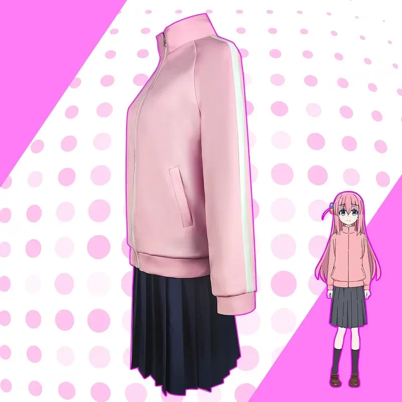 EE01 Аниме Bocchi the Rock Костюмы для косплея Horitori Gotou Униформа Ryou Yamada Nijika Ijichi Костюмы для косплея для женщин HalloweeIo0!