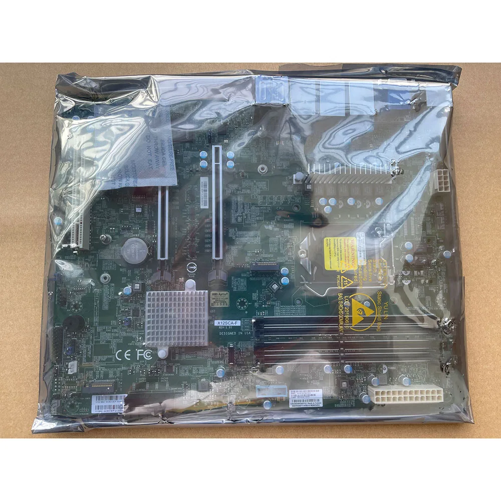 For Supermicro X12SCA-5F W580 Support  W-13xx and 12 I7 I9 PCIE 4.0 32G 3200 ECC Server Motherboard Fully Tested Good Quality