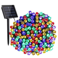 8 Modes 200 LED Solar Powered Lamp Fairy Strip Light Solar String Light Outdoor Waterproof for Garden Decoration Christmas Garla