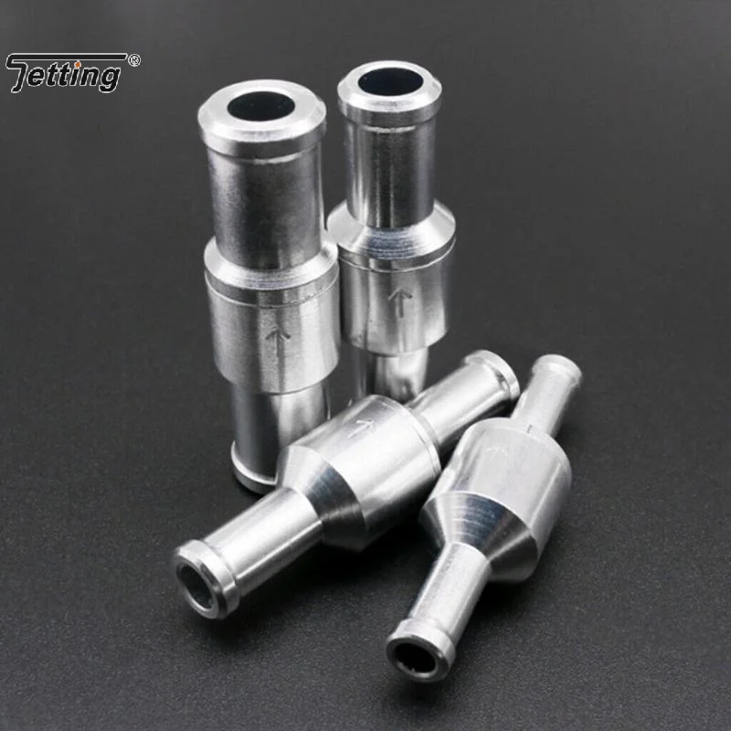 6-12mm Non-return Valve Auminium Inline-way Quick Insert Check Valve Replacement Parts For Fuel Water Gas Air Vacuum Accessory