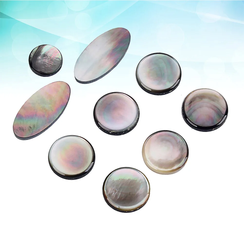 

Key Pad Set Alto Saxophone Replacement Finger Pads Abalone Buttons Accessories Colored Soprano