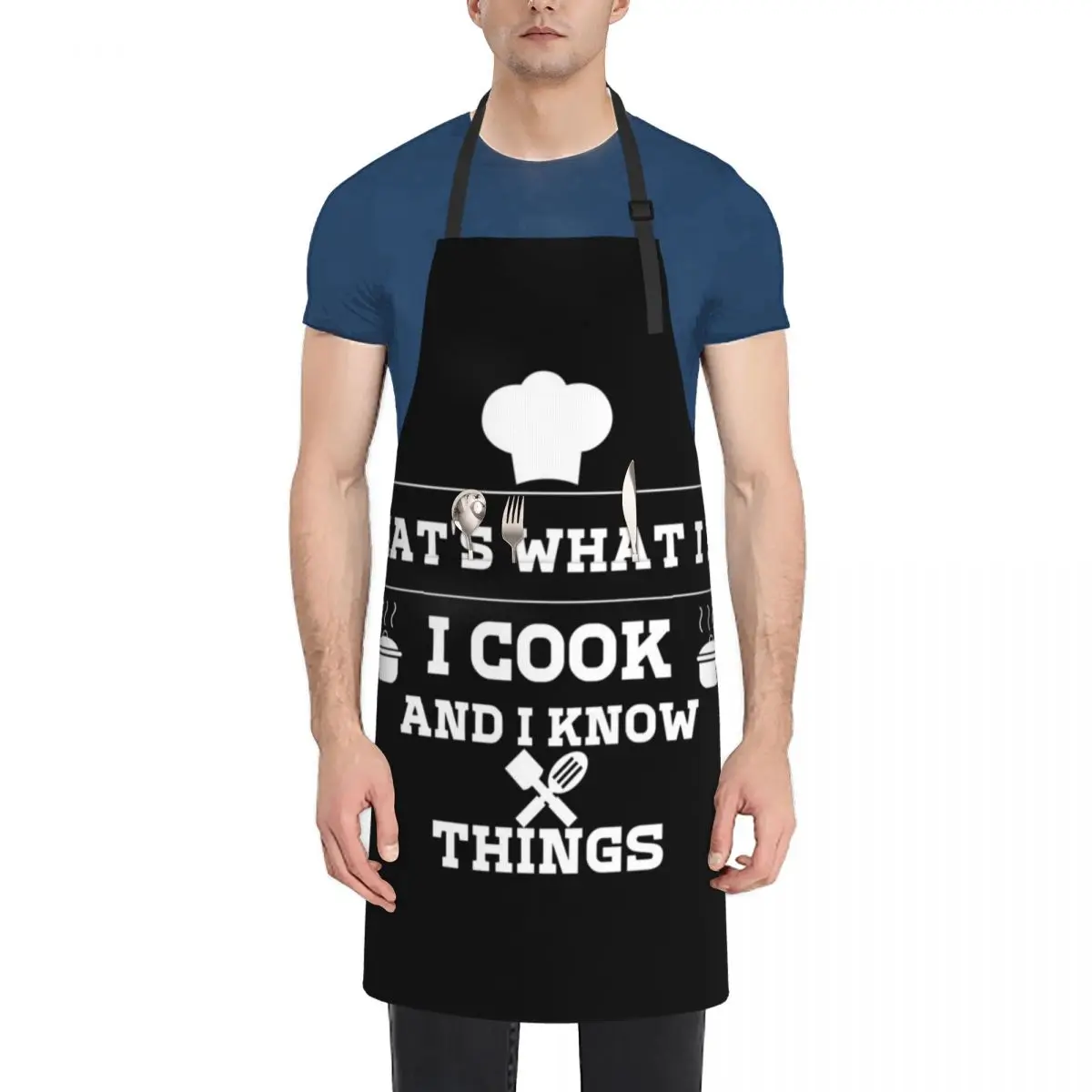 

Thats What I Do I Cook And I Know Things Apron kitchen and home Chef Uniform Woman Kitchen Tools Accessories Apron