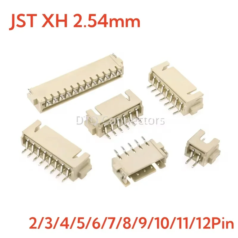 20pcs jst xh 2,54mm 2/3/4/5/6/7/8/9/10/2,54 Pin smd Klemmen Kunststoffs chale Stecker Stecker xh2.5 2 p 3p 4p 5p 6p 8p 9p 12 p