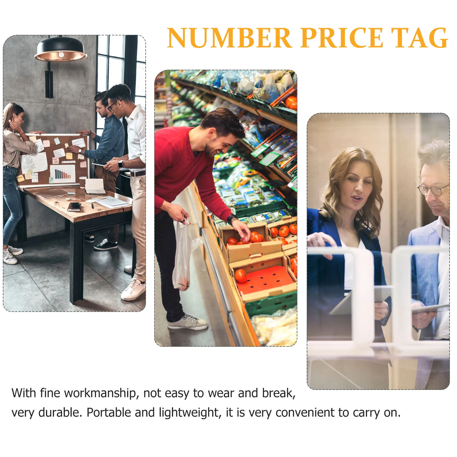

Commodity Price Label Signs Vegetables Price Tags Number Price Display Tags Price Display Board Shopping Mall Price Signs