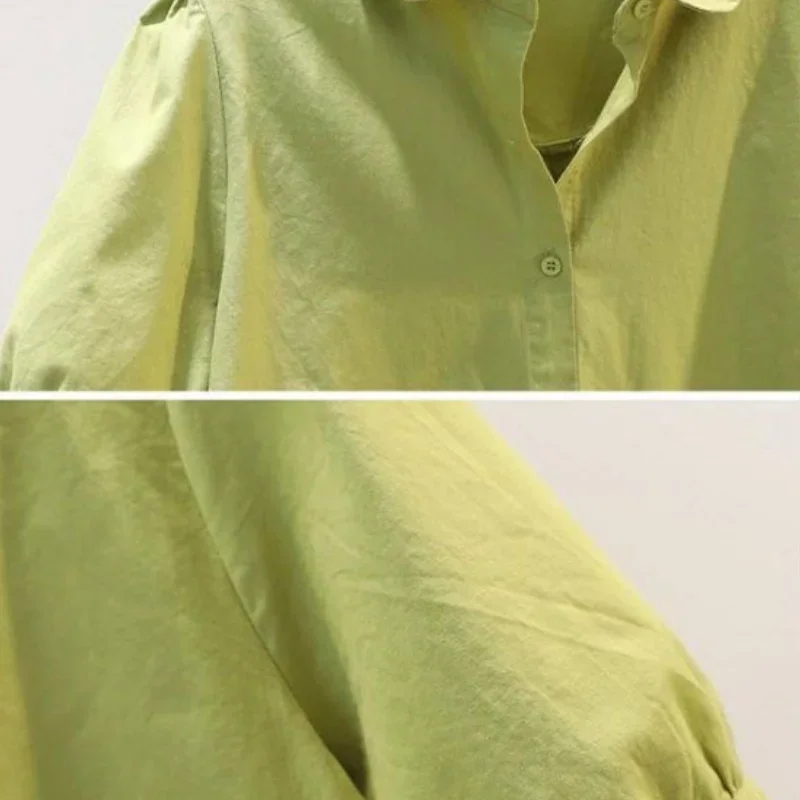 Camicie da donna manica corta stile coreano estate tutto-fiammifero Mujer Blusas basic Harajuku top college solido femminile semplice casual