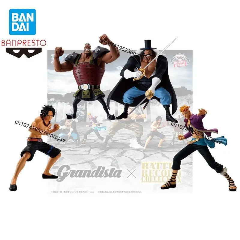 

In Stock Bandai BATTLE RECORD COLLECTION ONE PIECE Marco PORTGAS D ACE Jozu Desktop ornaments Anime Action Figures Model Gift