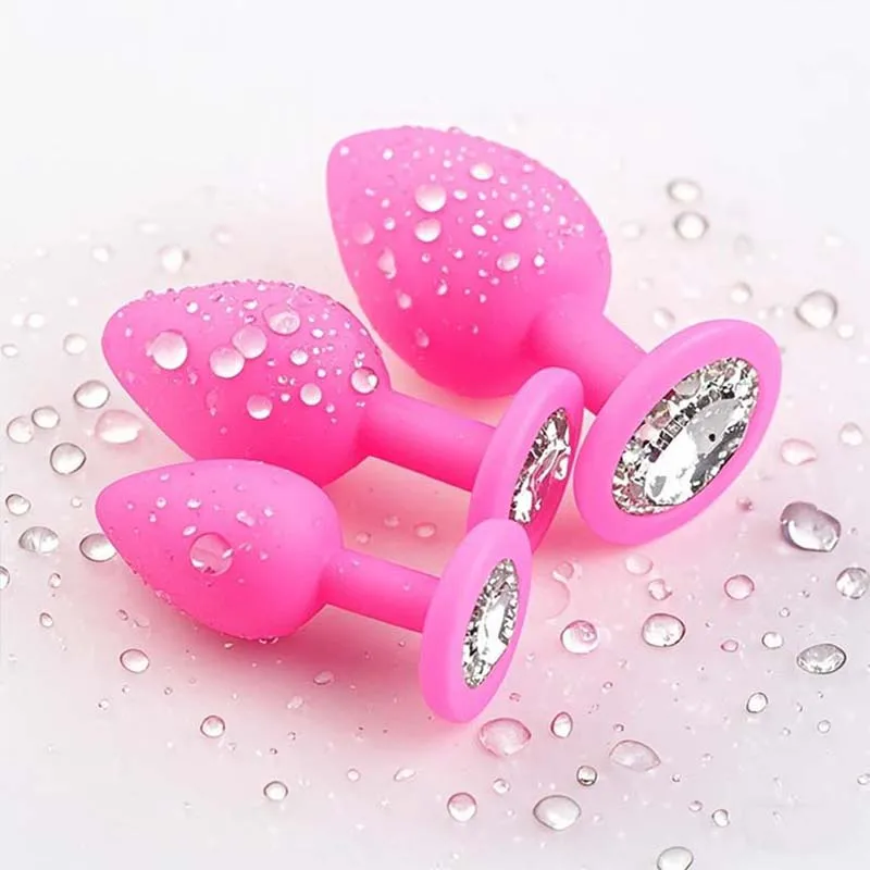 سدادة شرجية من السيليكون برأس مستدير - مدلك البروستاتا للرجال ومدرب شرجي للنساء، لعبة العافية الجنسية للجنسين للأزواج