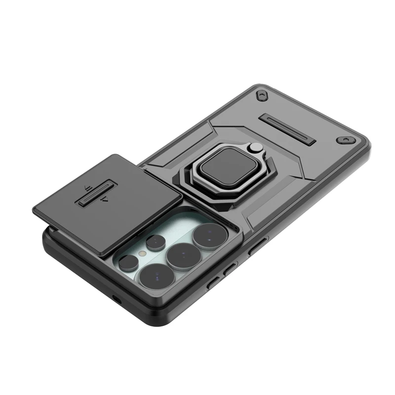 Etui z przesuwaną osłoną aparatu do Samsung Galaxy S26 Ultra, odporne na wstrząsy, z uchwytem na telefon i magnetycznym mocowaniem. — zdjęcie produktu 5