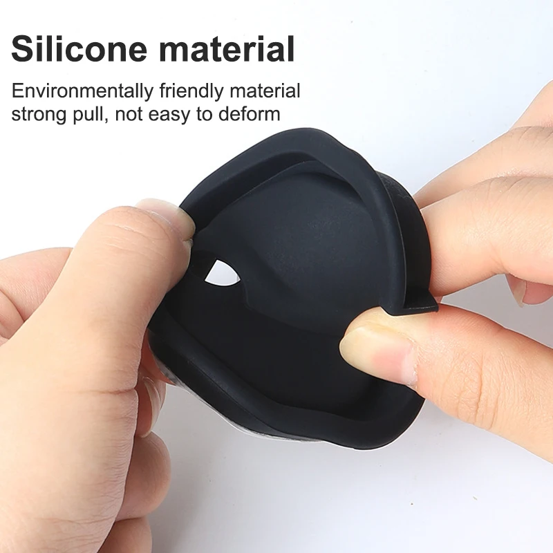 For Fiat 500 Door Lock Protective Cover Anti-collision Silicone Decorative Sticker Interior Modification Accessories