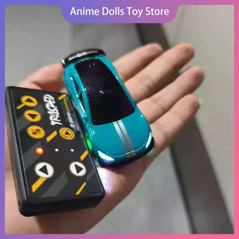 Mini coche RC JJRC XM 1:64 2,4 GHZ Control remoto aleación coche de simulación a la deriva con luz escritorio coche de deriva modelo juguete regalo para niños