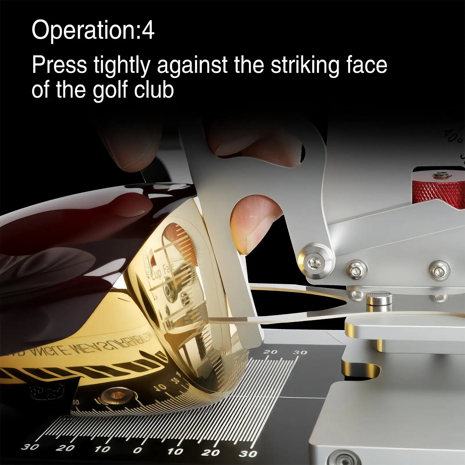 Golf Club Loft And Lie Gauge Accurate Fitting Built-In Level Bubble Golf Club Loft Gauge For Measuring For Professionals