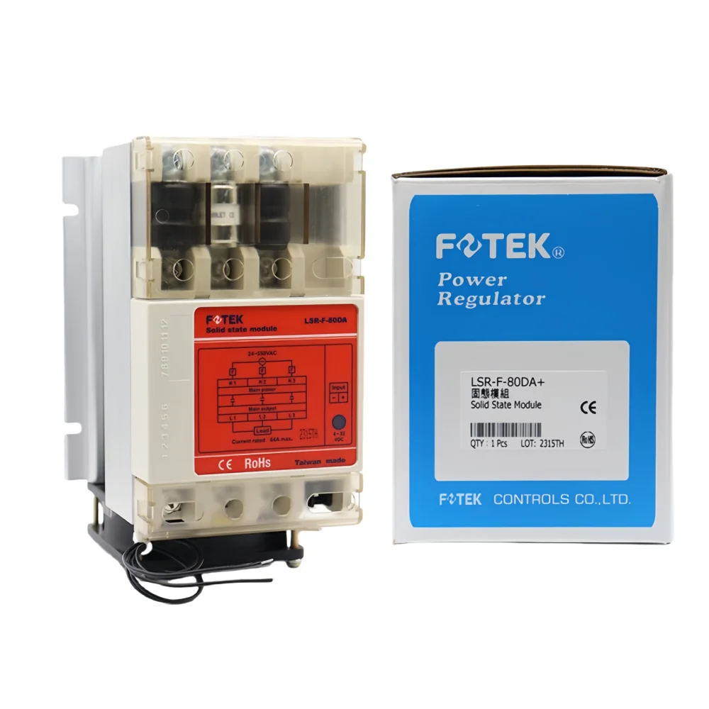 LSR-F-80DA Three-Phase Solid State Relay 60A 80A 100A with 4-32vdc Reinforced for Durability