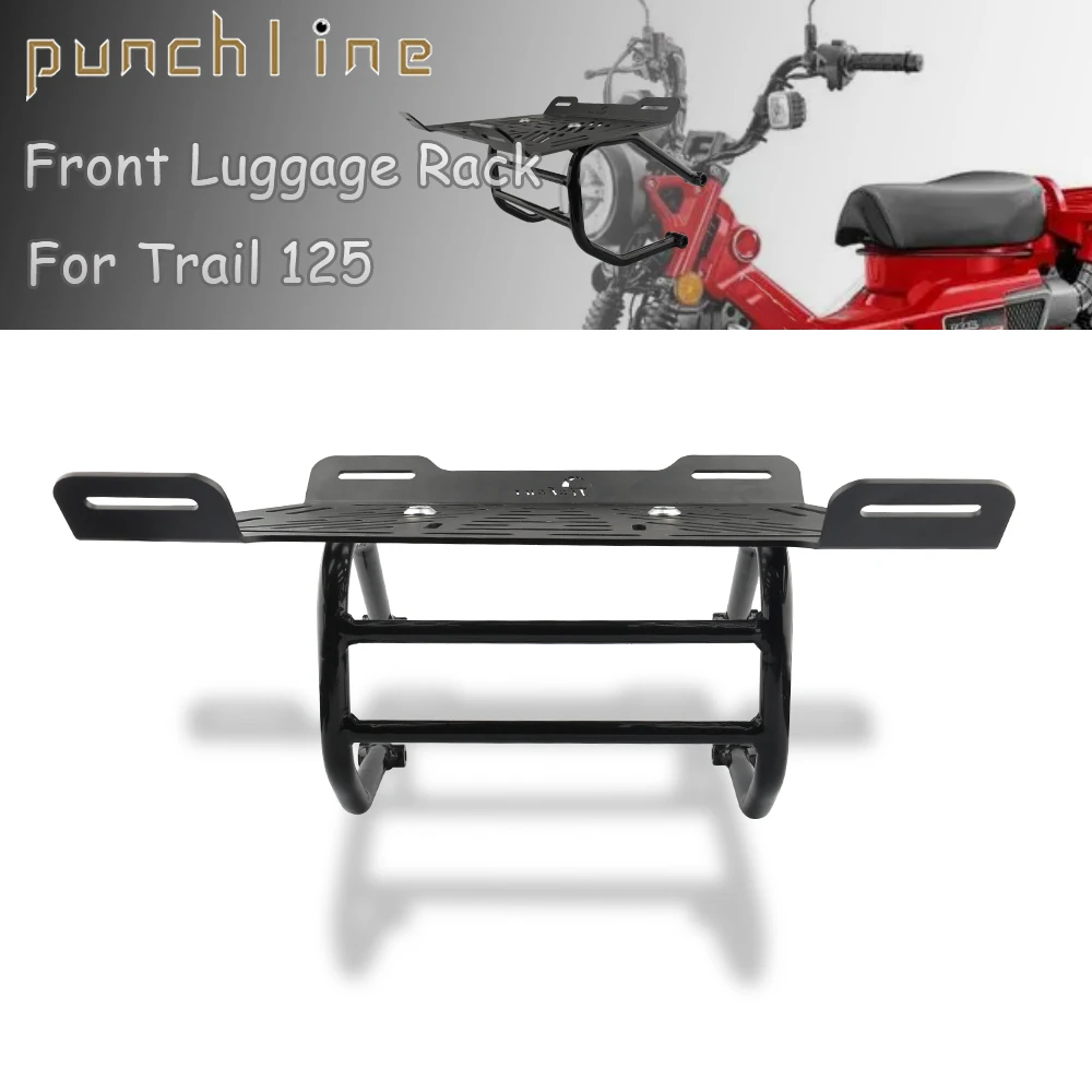 

Fit CT 125 CT125 Hunter Cub Front Luggage Rack Carrier Board For Trail 125 Grille Headlight Protector Guard Protective Frame