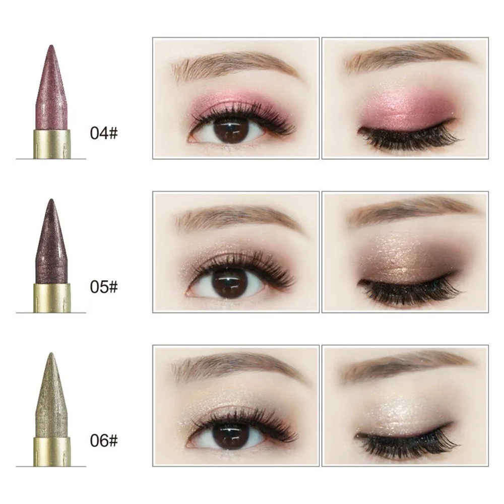 2/5PCS In 1 Black Liquid Eyeliner Pen Waterproof Eye Liner Pencil Nature  Long-lasting Eyeliner Eye Shadow Makeup For Women