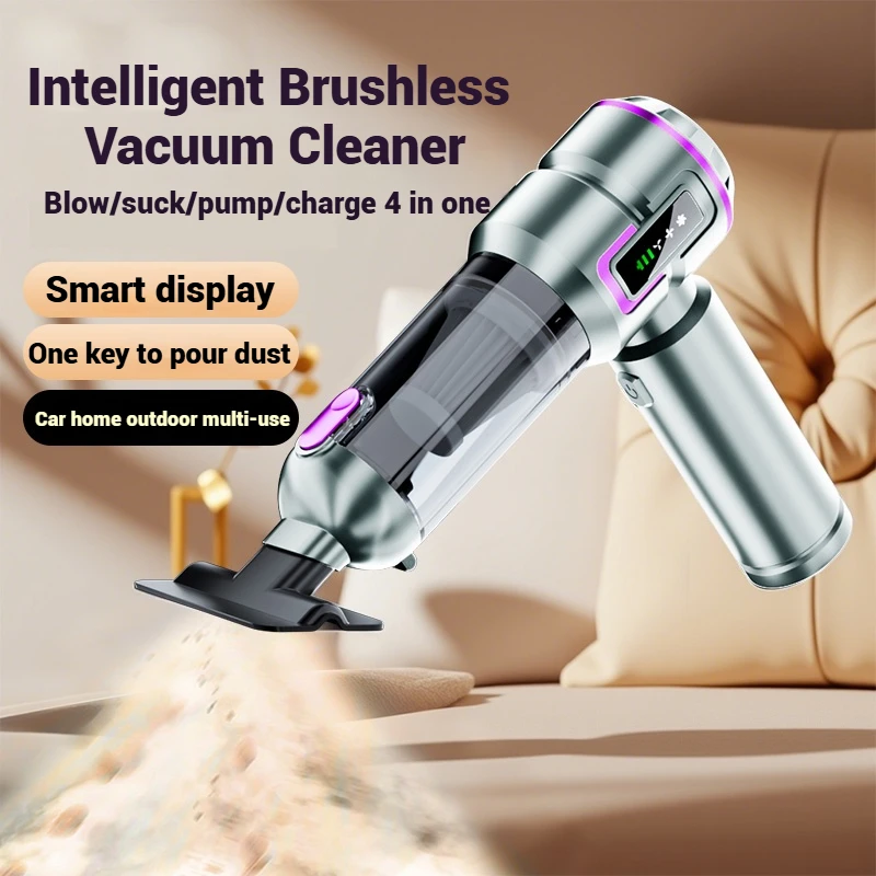 

998000PA Mini Car Vacuum Cleaner Cordless Strong Powerful for Home Handheld Blower for Car Cleaner Portable Car Vacuum Cleaner