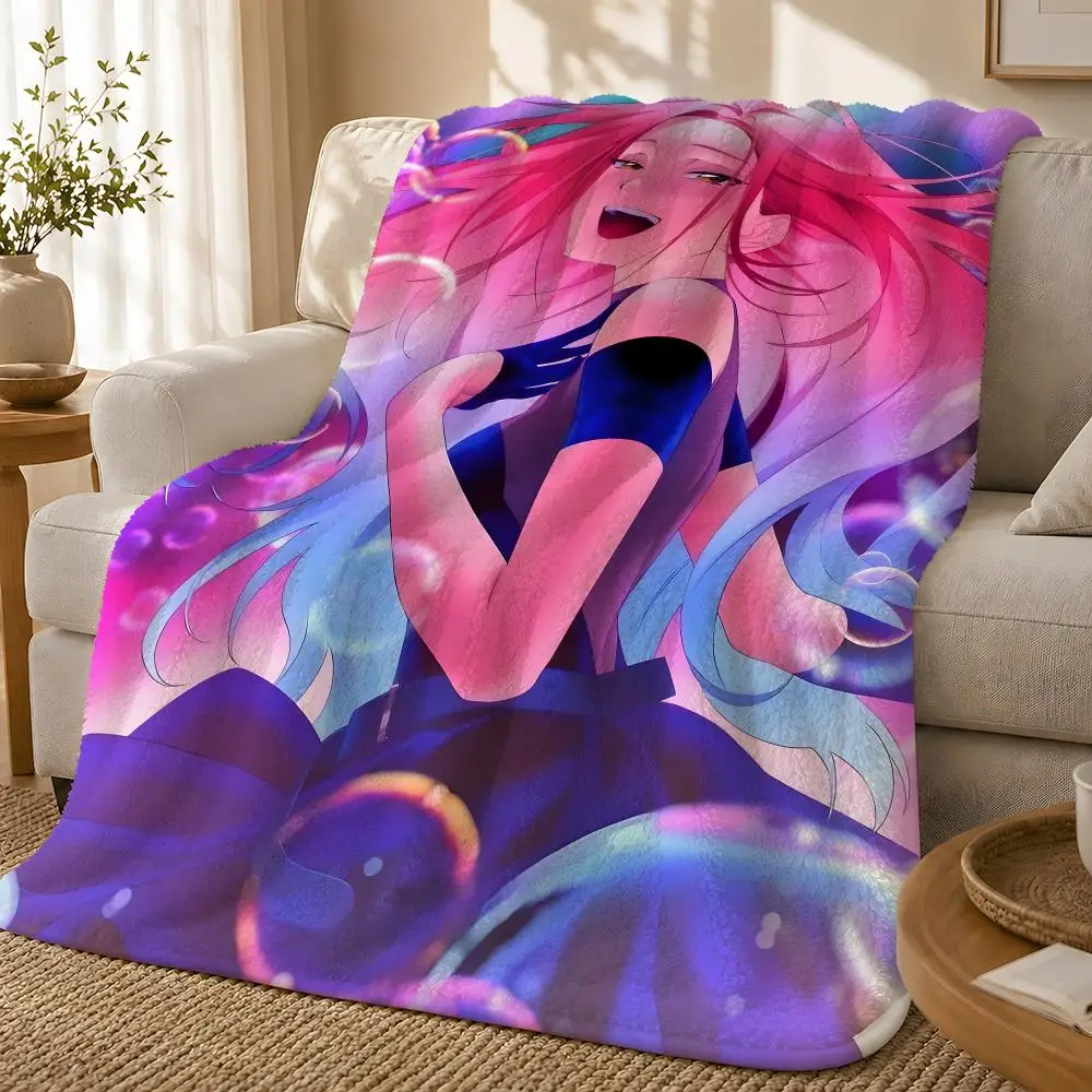 A-Alien Stage Luka anime Plush Surface Long Lasting Spring Reading Corner Companion Printed Ready To Use Throw
