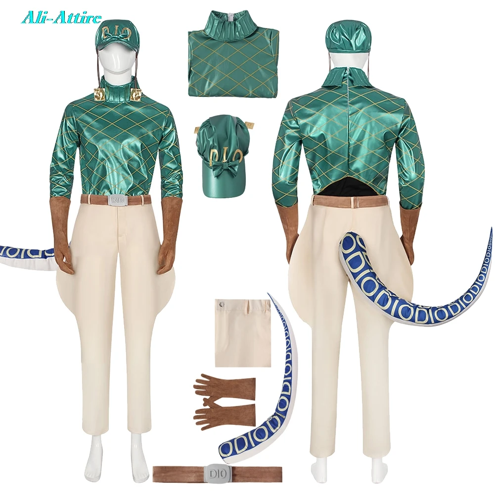 

Костюм для косплея Дизея Брандо из аниме «Гибридные приключения» (JoJo's Bizarre Adventure), мужской, для вечеринок, маскарадов, ролевых игр, Хэллоуина, карнавалов