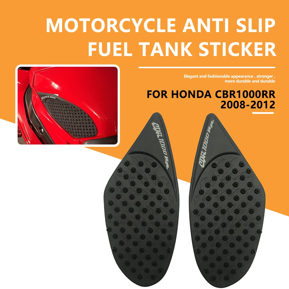 For Honda CBR1000RR Motorcycle Side Tank Anti Slip Protect Pad Knee Heat Insulation Sticker CBR 1000 RR 2008 2009 2010 2011 2012