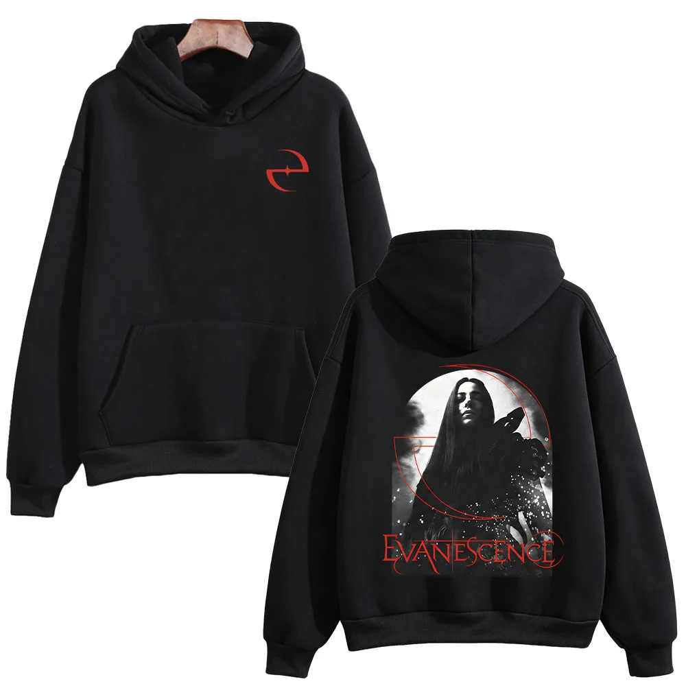 Sanctuary Logo Hoodie Evanescence Rockband Pullover Mode Unisex High Street Sweatshirts Lässige Langarm-Streetwear – Detail 4