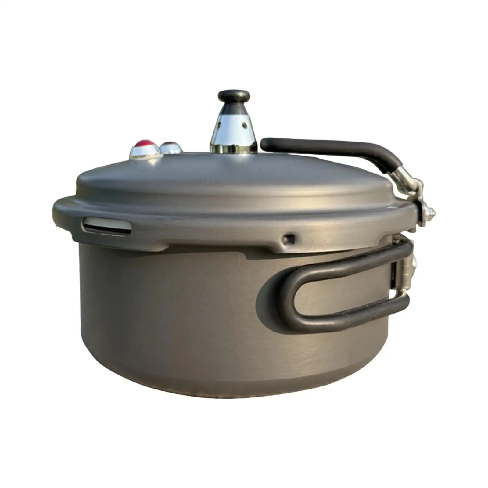 Camping Pressure Cooker Universal Fast Cooking Easy Carry Portable Pressure Canner Soup Pot Cooking Pot for Home Camping Kitchen