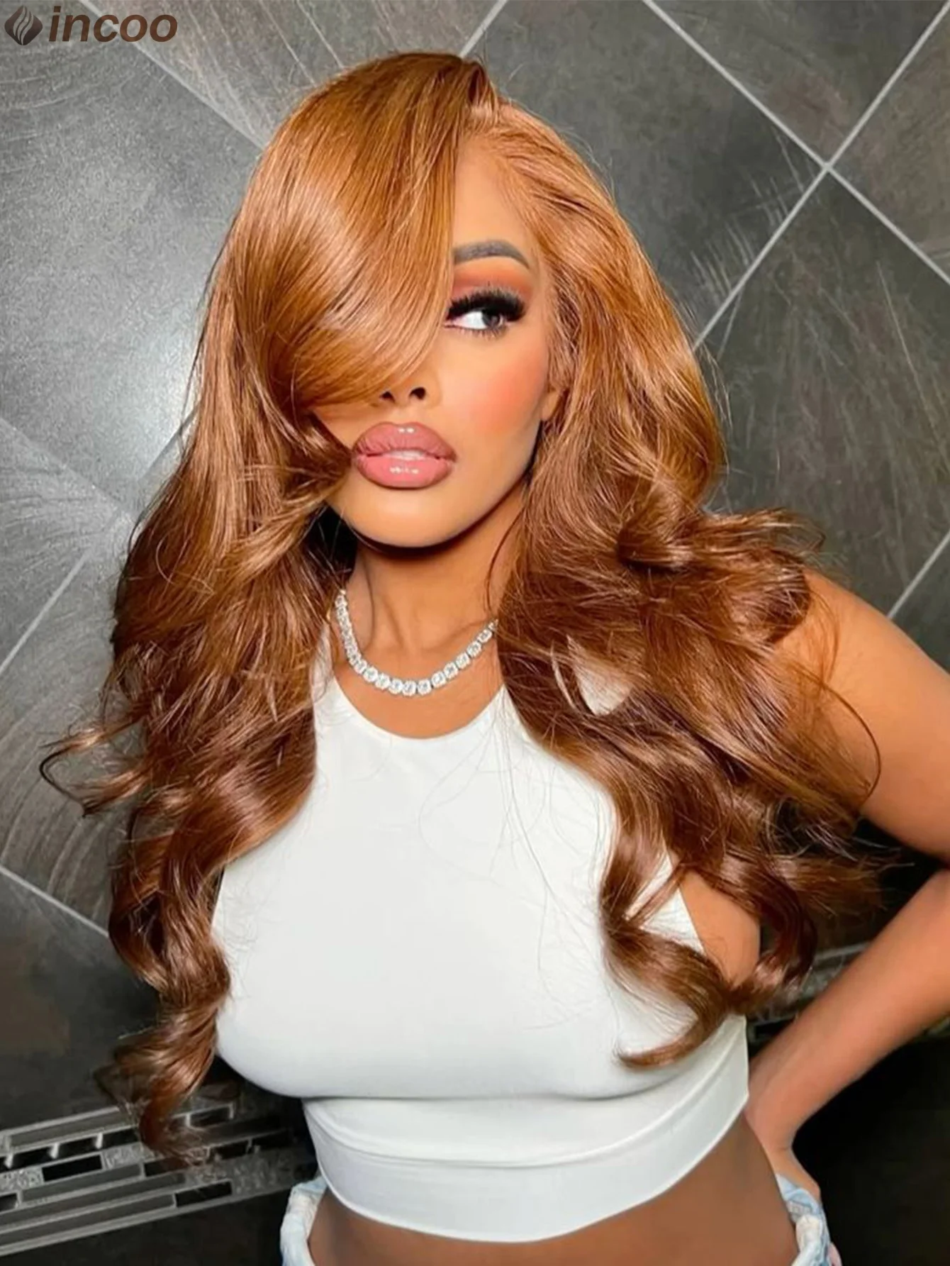 613 Blonde Body Wave Lace Front Wig - Pelucas de Cabello Humano con Frente