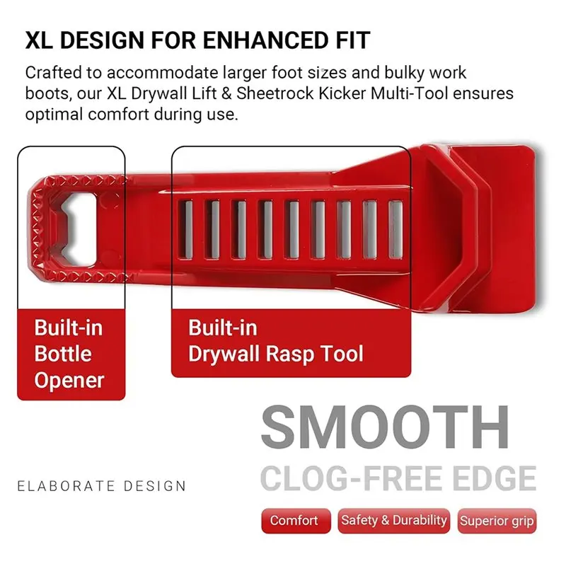 ABMR-Door Hanging Tool Drywall Installation Tool With Built-In Drywall Rasp Tool Bottle Opener For Wall Panels Door Installation