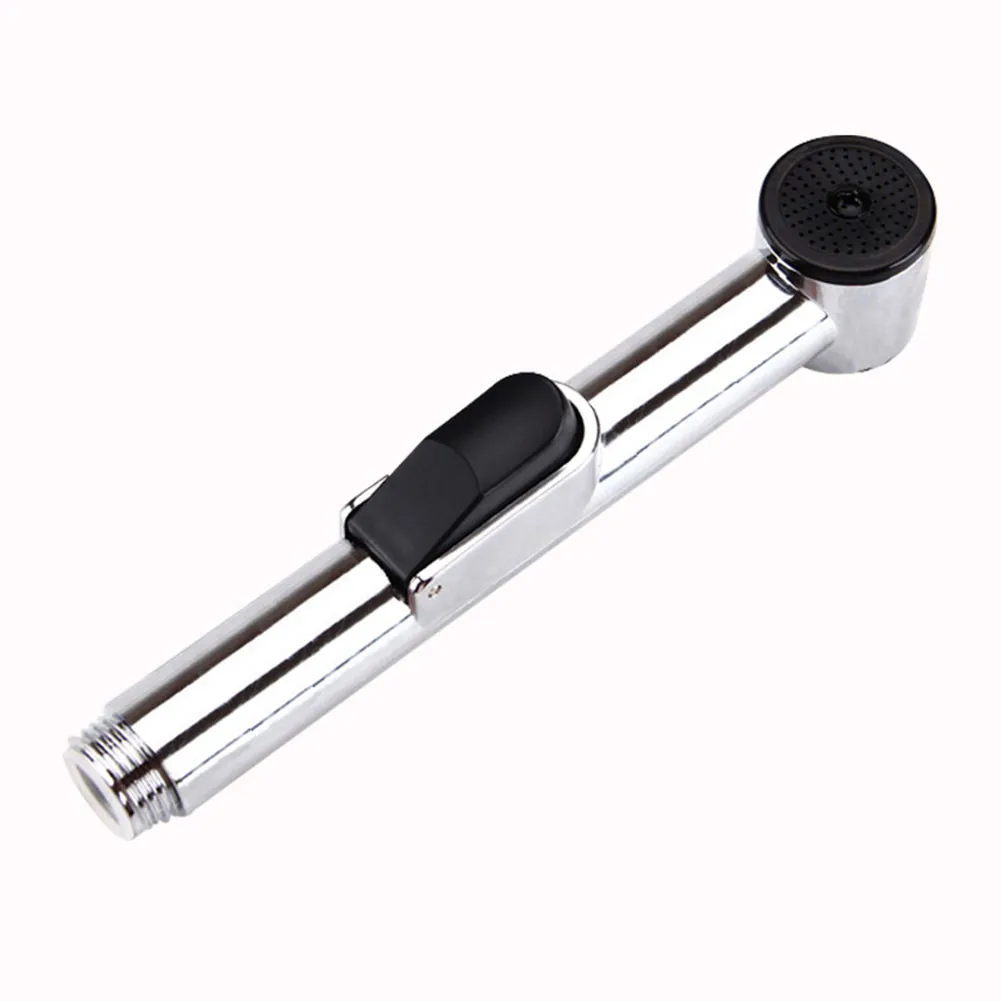 Toilet Bidet Handheld Spray Nozzle ABS Build with Wall Mount Bracket G1/2 Connection for Bathroom Hygiene and Utility