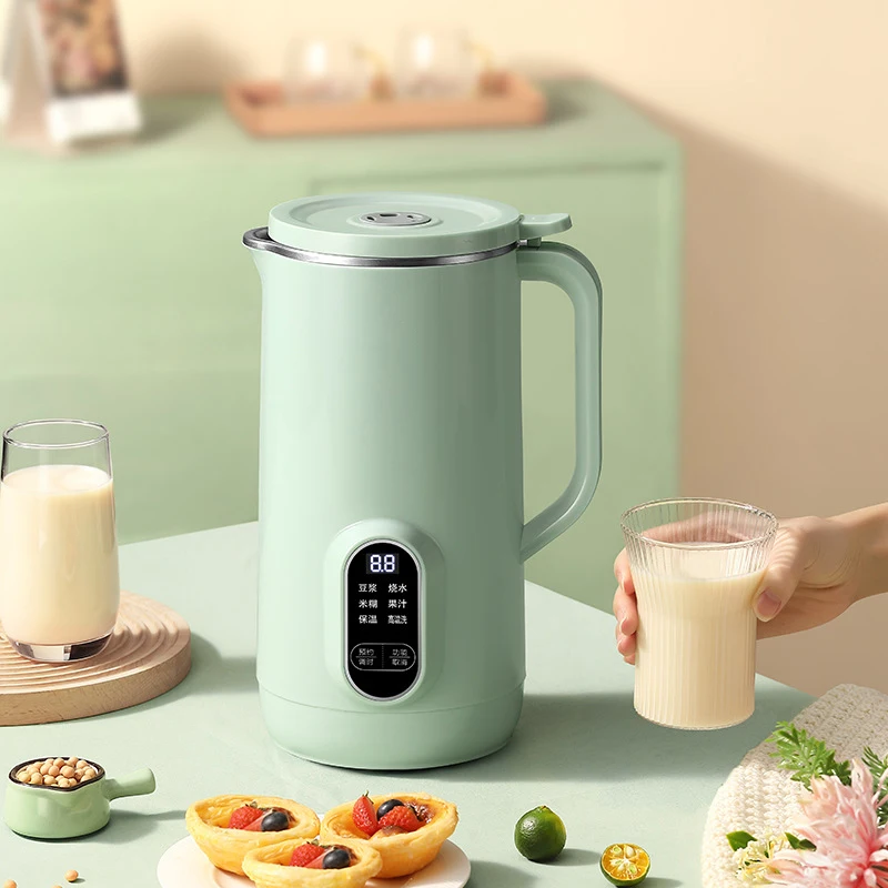 Licuadora eléctrica portátil para el hogar, máquina para romper la pared, mezclador de pasta de arroz con calefacción automática, 800ML