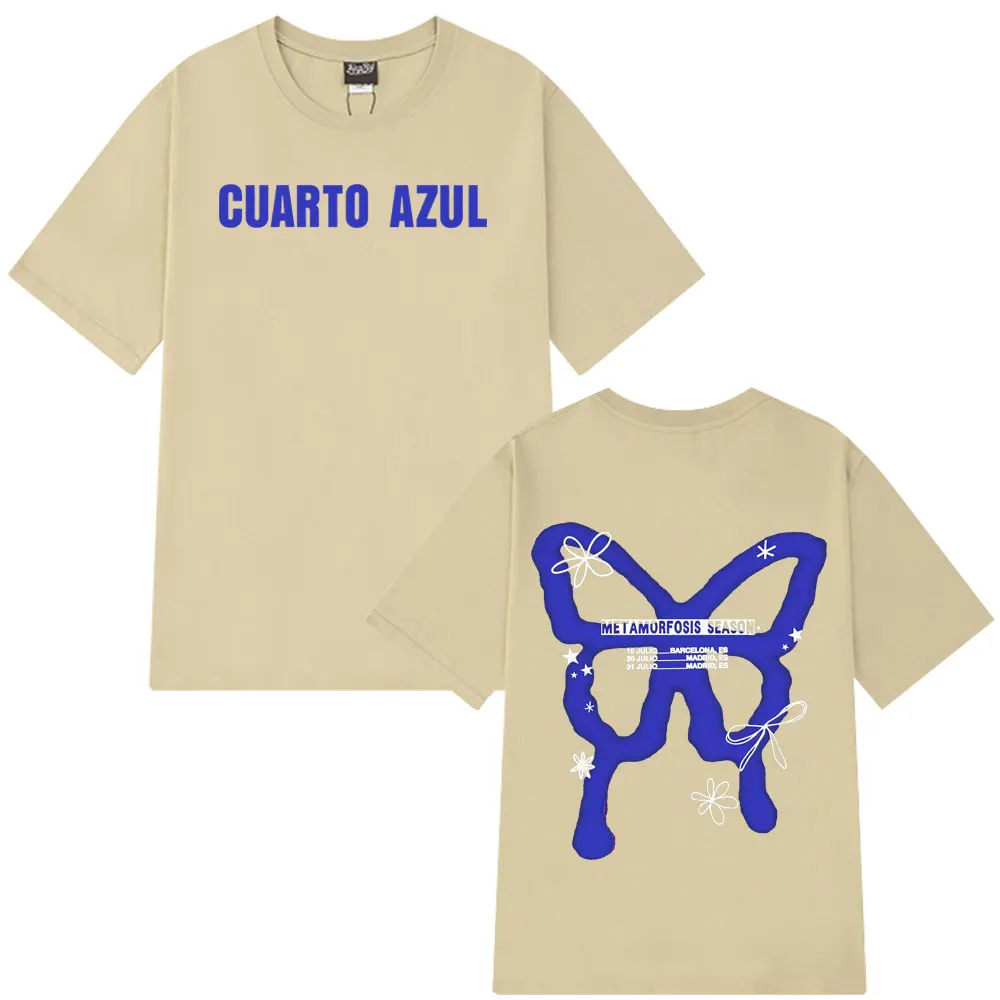 فراشة Aitana موضة الجرافيك تي شيرت الرجال النساء س الرقبة قصيرة الأكمام القطن تي شيرت الملابس الاتجاه الجمالي تي شيرتات قطن #6