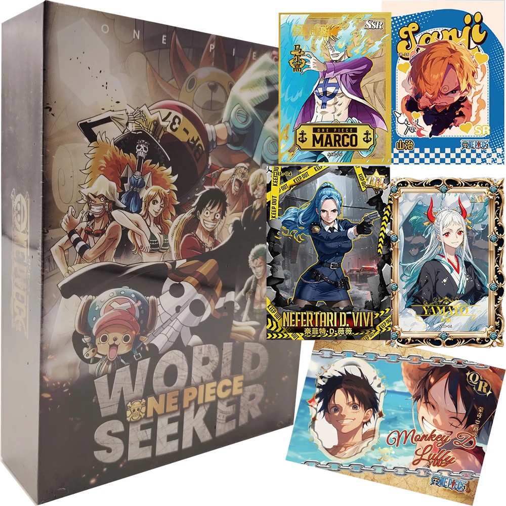 

Japanese Anime One Piece Collection Cards Fans' Favorite Characters HD Print Surprise Creative Fun Card Christmas Gifts for Kids