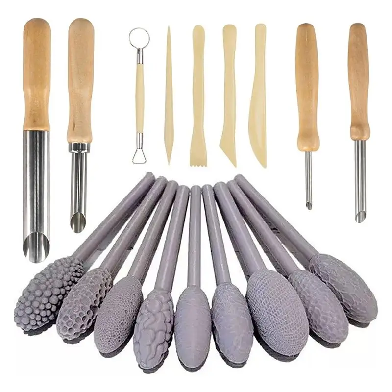 

-November Clay Texture Roller Single Head/Double Head Roller Stick, Clay Bead Roller,Clay Texture Tools Forart