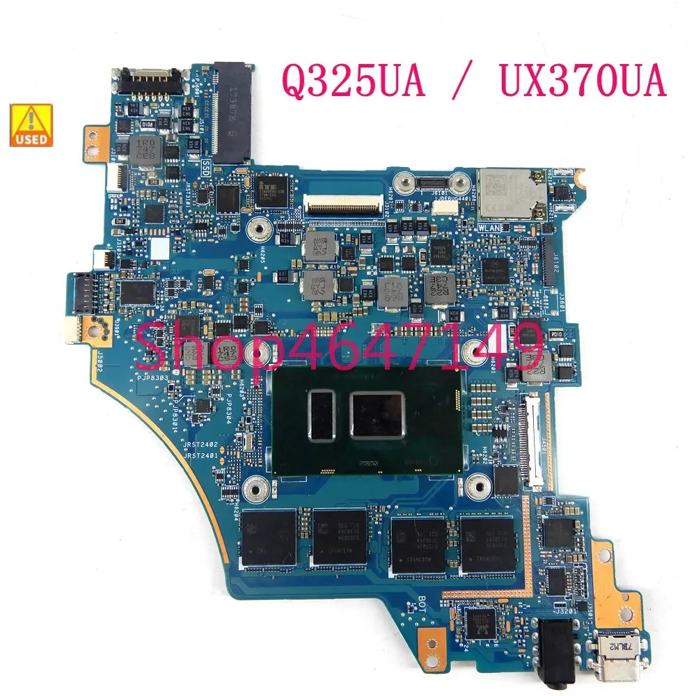 UX370UA i7-7500CPU 16GB RAM notebook Mainboard REV2.0 For ASUS Q325UA Q325U UX370U UX370UA UX370UA Laptop Motherboard Used