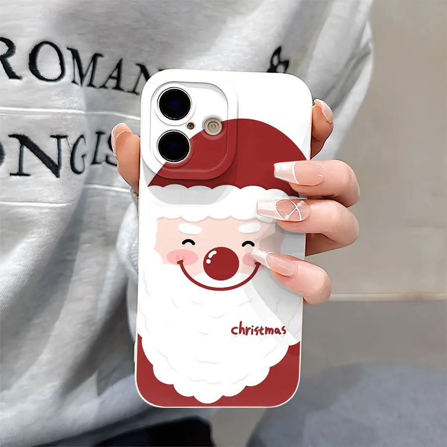 Smiling Santa Claus…