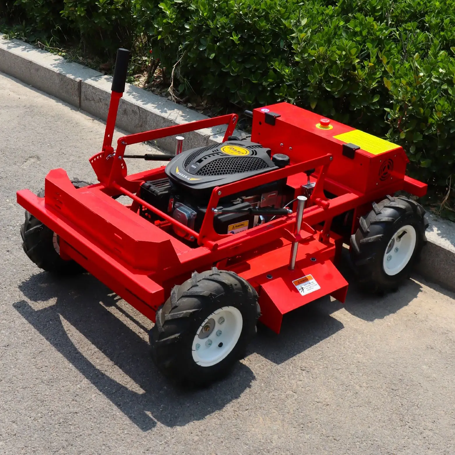 Источник с фабрики, прямые продажи, колесная интеллектуальная газонокосилка с дистанционным управлением, сельскохозяйственная газонокосилка, оборудование, бензин/дизельный робот