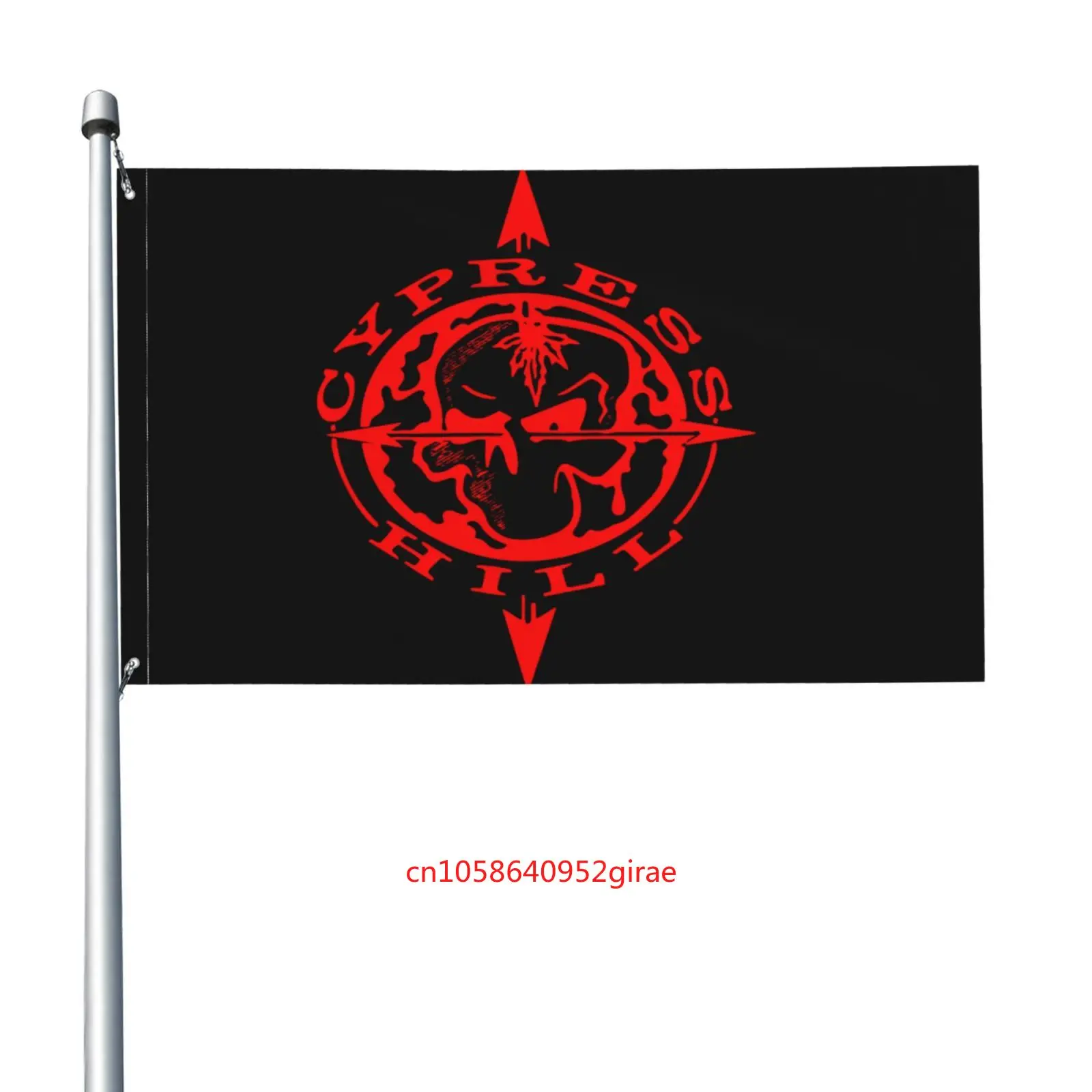 Promoción Vintage de la bandera de Hip-Hop de Cypress Hill, promoción personalizada, decoración deportiva navideña