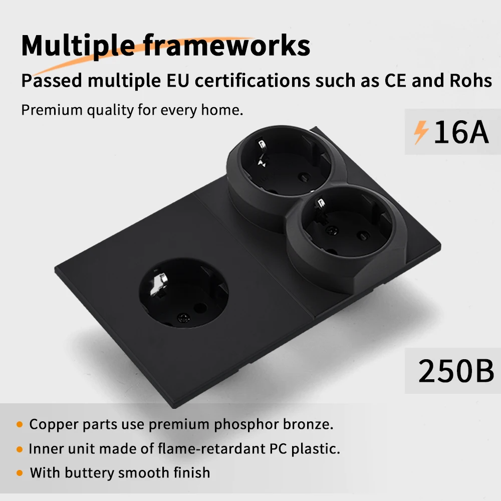 Skin Sensation Wall Socket Embedded Integrated Panel Power Sockets Skin Feel Paint DIY Combination Embedded Paint Socket Sockets