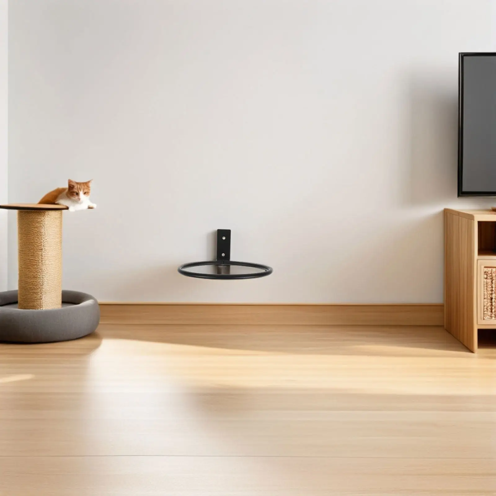 2 unidades de soporte metálico plegable para comederos de perros y gatos, montado en la pared, elevado, ahorrador de espacio, para uso en jaulas o perreras interiores