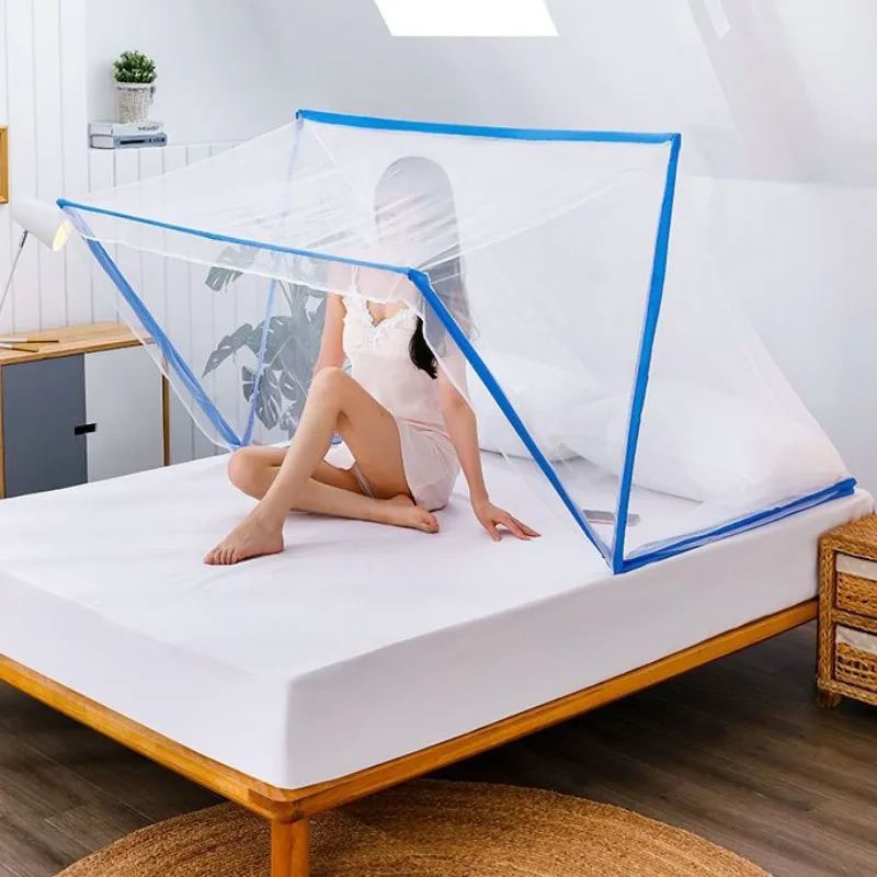 Double Home Bedroom Bottomless Mosquito Net Children's Bed Encrypted Yurt With High Space Anti-fall Single Mosquito Net Textile