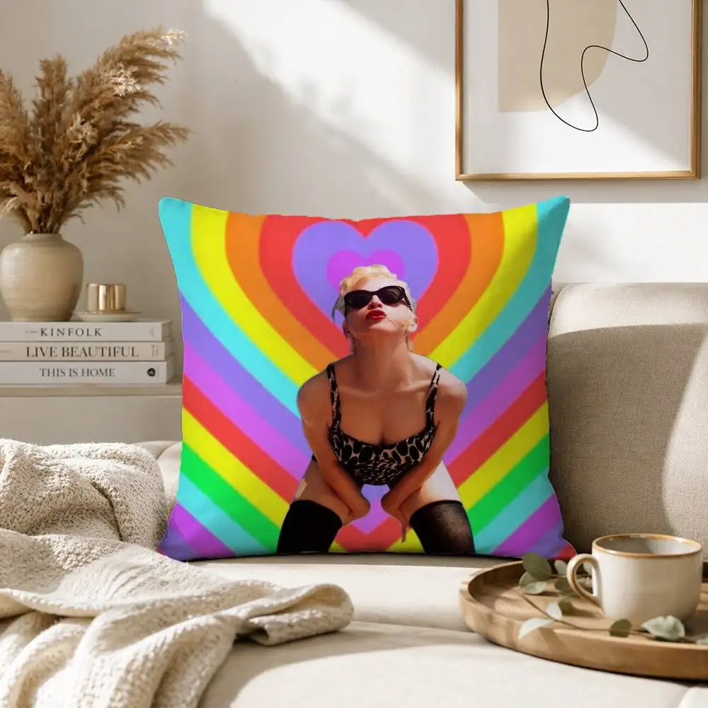M-Madonna Confessions I Feel So Free Pillow Case for Sofa Living Room Home office Decor Protective Cover